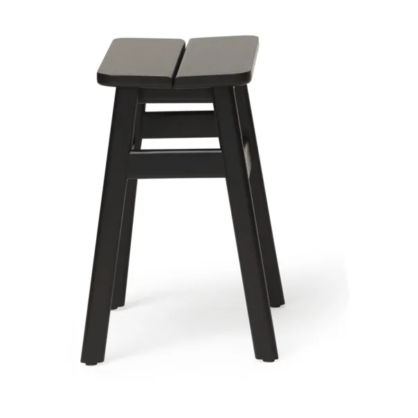 Angle Standard rund skammel 45 cm, Black, Ø32x46 cm Form & Refine