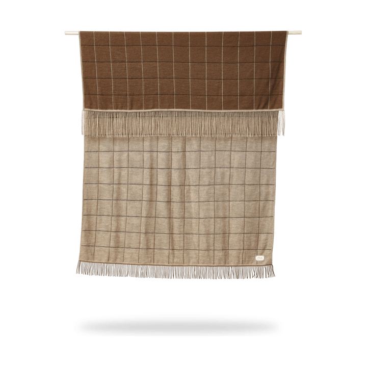 Aymara plaid 130x190 cm - New square brown - Form & Refine
