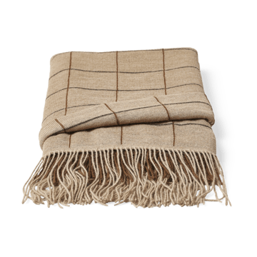 Aymara plaid 130x190 cm - New square brown - Form & Refine