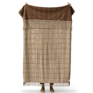 Aymara plaid 130x190 cm - New square brown - Form & Refine