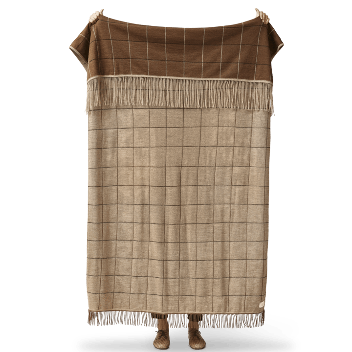 Aymara plaid 130x190 cm, New square brown Form & Refine