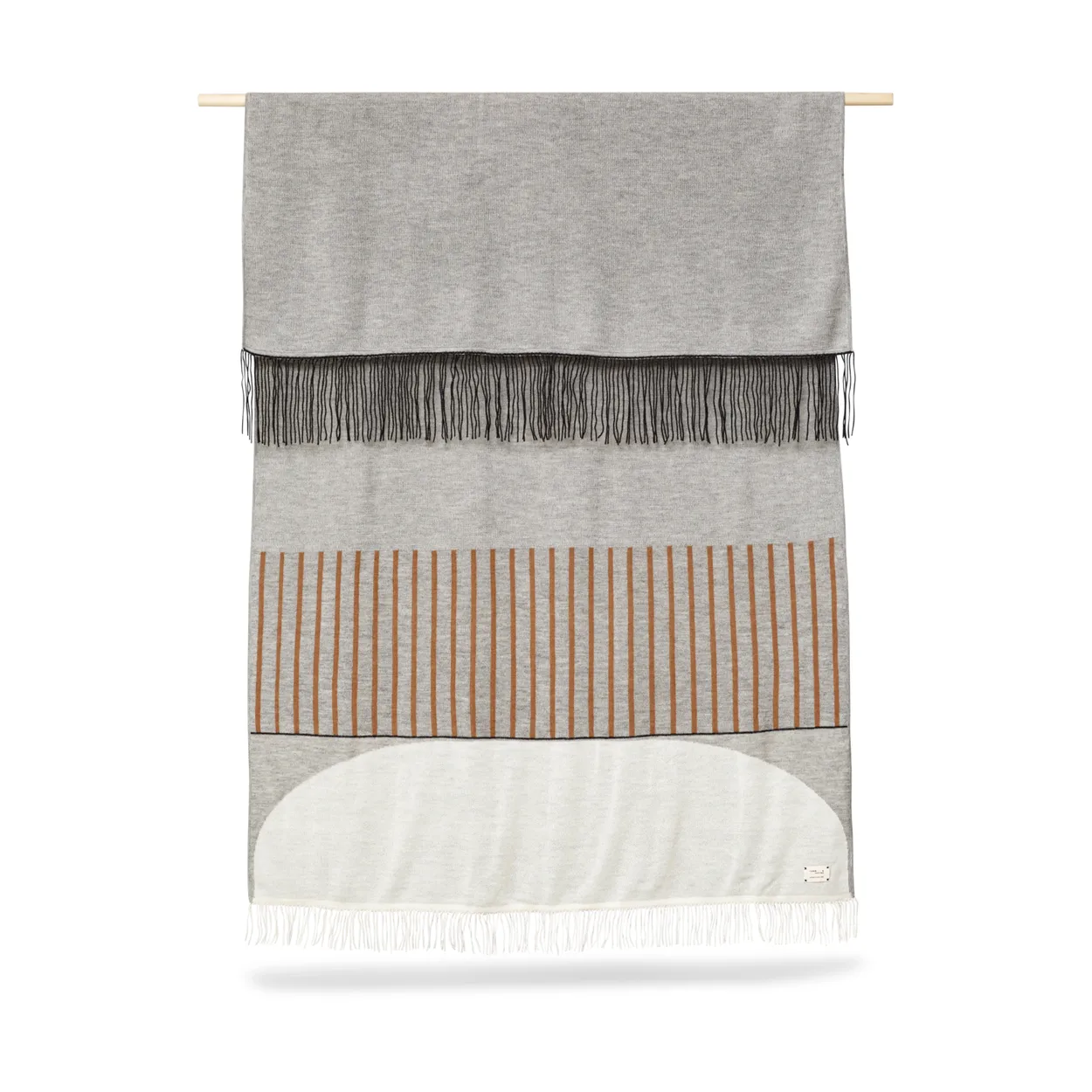 Form & Refine Aymara plaid 130x190 cm Pattern grey