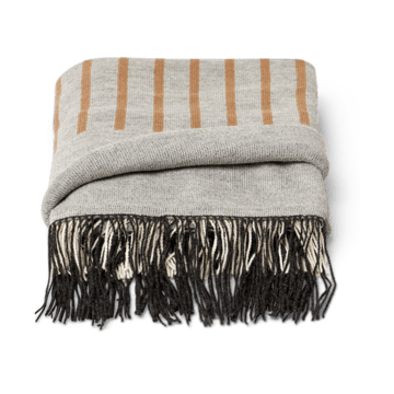 Aymara plaid 130x190 cm - Pattern grey - Form & Refine