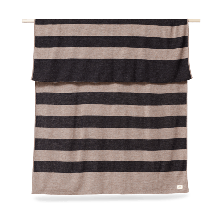 Aymara plaid 130x190 cm - Ribbon Beige-black - Form & Refine