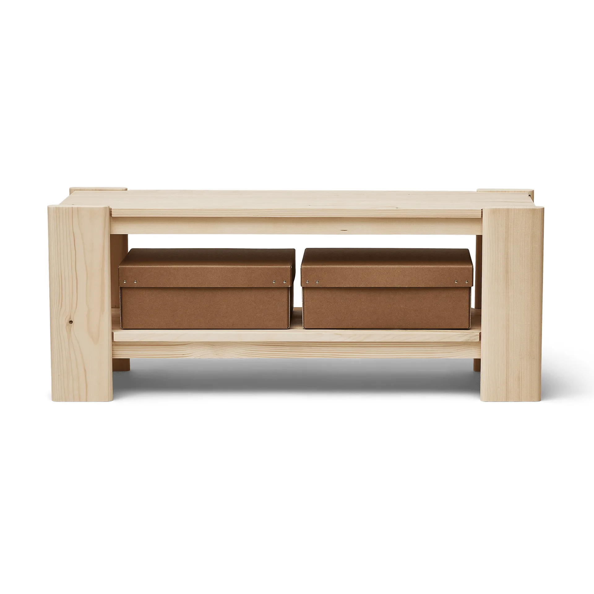 Beam bænk 112 cm, Fyrretræ Form & Refine