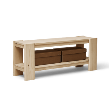 Beam bænk 112 cm - Fyrretræ - Form & Refine