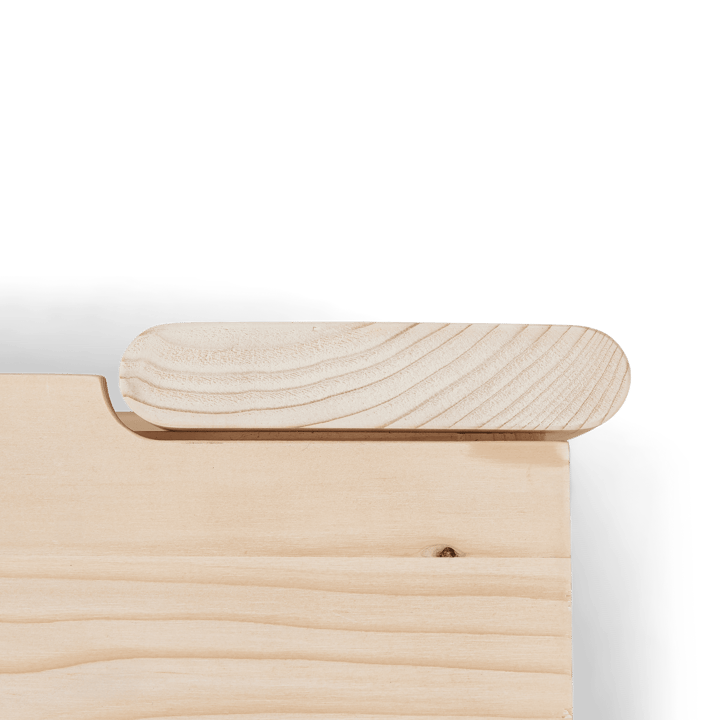 Beam bænk 112 cm, Fyrretræ Form & Refine