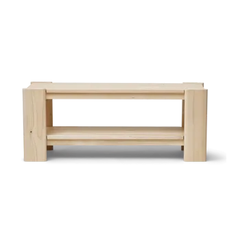 Beam bænk - Fyrretræ, 112 cm - Form & Refine