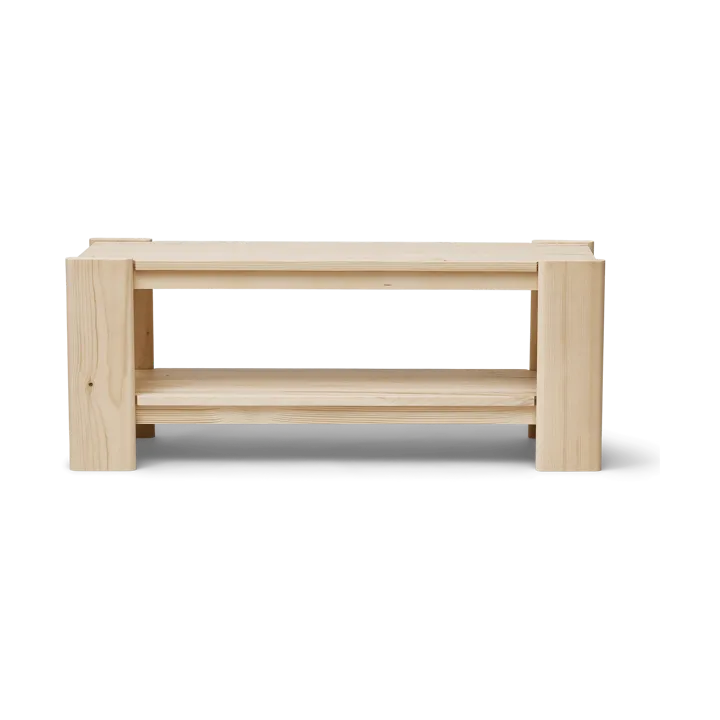 Beam bænk - Fyrretræ, 112 cm - Form & Refine