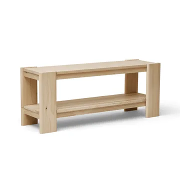 Beam bænk - Fyrretræ, 112 cm - Form & Refine