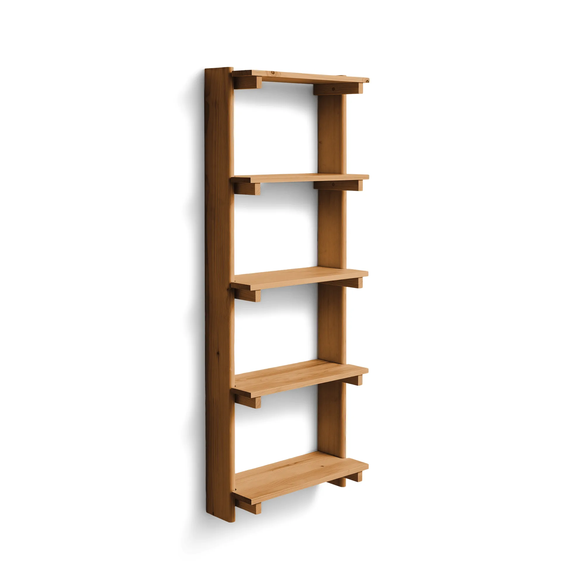 Beam Shelf væghylde, Deep brown pine, 60x167x25 cm Form & Refine