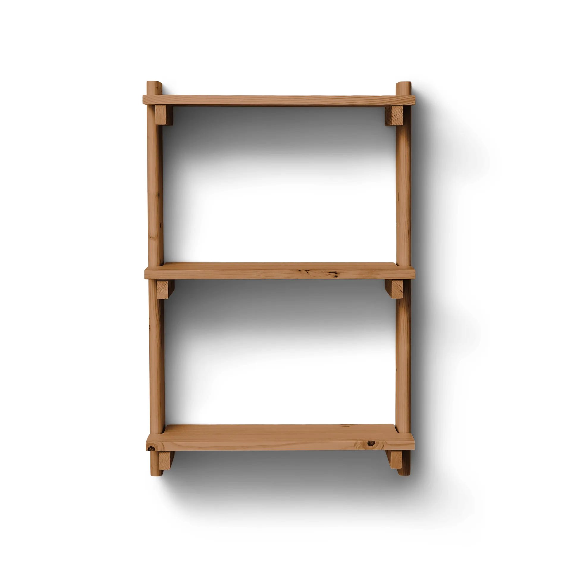 Beam Shelf væghylde, Deep brown pine, 60x90,5x25 cm Form & Refine