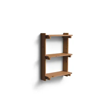 Beam Shelf væghylde - Deep brown pine, 60x90,5x25 cm - Form & Refine