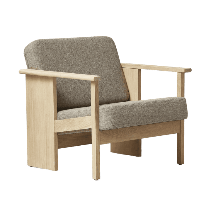 Block loungestol - Hvid eg-Hallingdal 65-0227 - Form & Refine