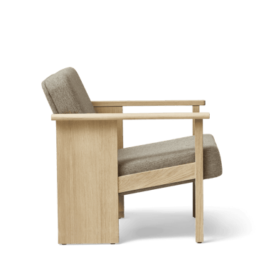 Block loungestol - Hvid eg-Hallingdal 65-0227 - Form & Refine