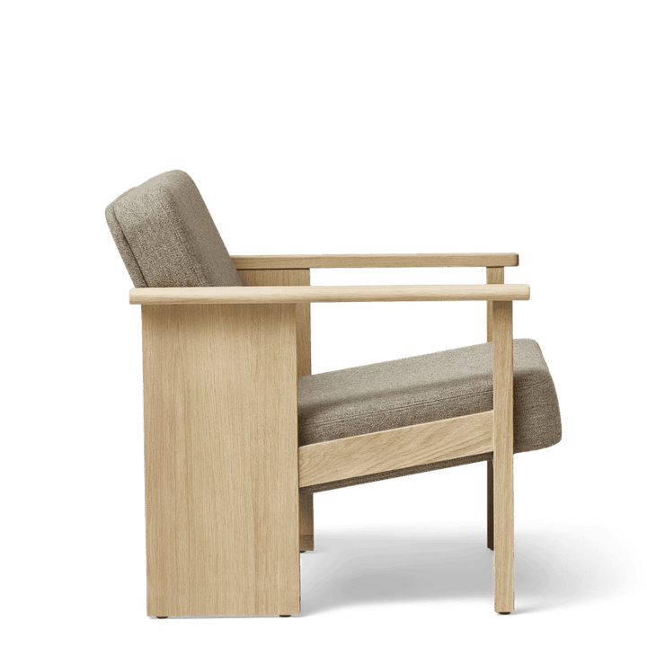 Block loungestol, Hvid eg-Hallingdal 65-0227 Form & Refine