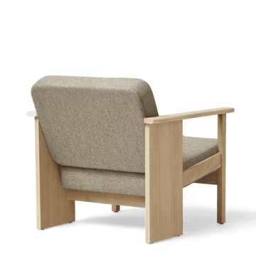 Block loungestol - Hvid eg-Hallingdal 65-0227 - Form & Refine