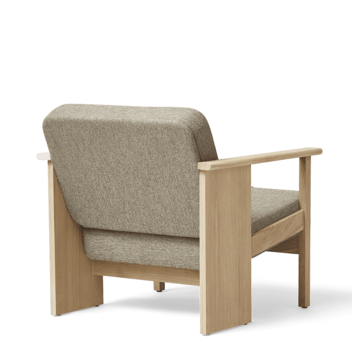 Block loungestol, Hvid eg-Hallingdal 65-0227 Form & Refine