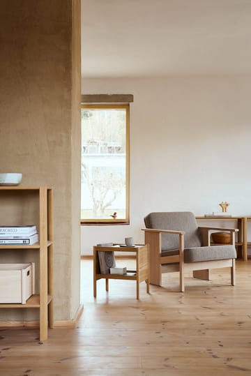 Block loungestol - Hvid eg-Hallingdal 65-0227 - Form & Refine