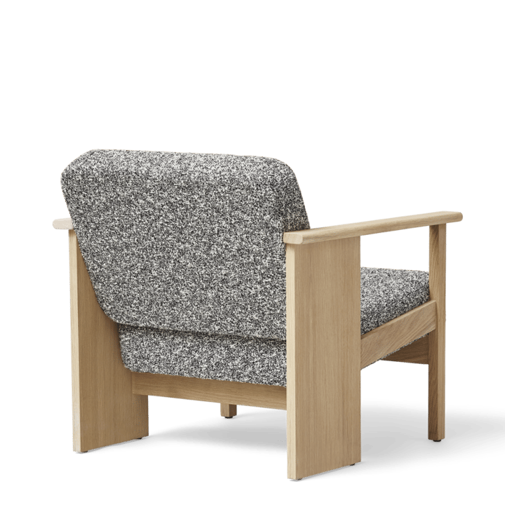 Block loungestol, Hvid eg-Zero 0004 Form & Refine