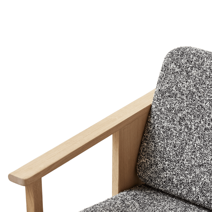 Block loungestol, Hvid eg-Zero 0004 Form & Refine