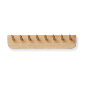 Echo knagerække 40 cm - Hvid eg - Form & Refine