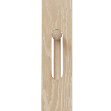 Foyer knagerække 173,3 cm - Hvid eg - Form & Refine