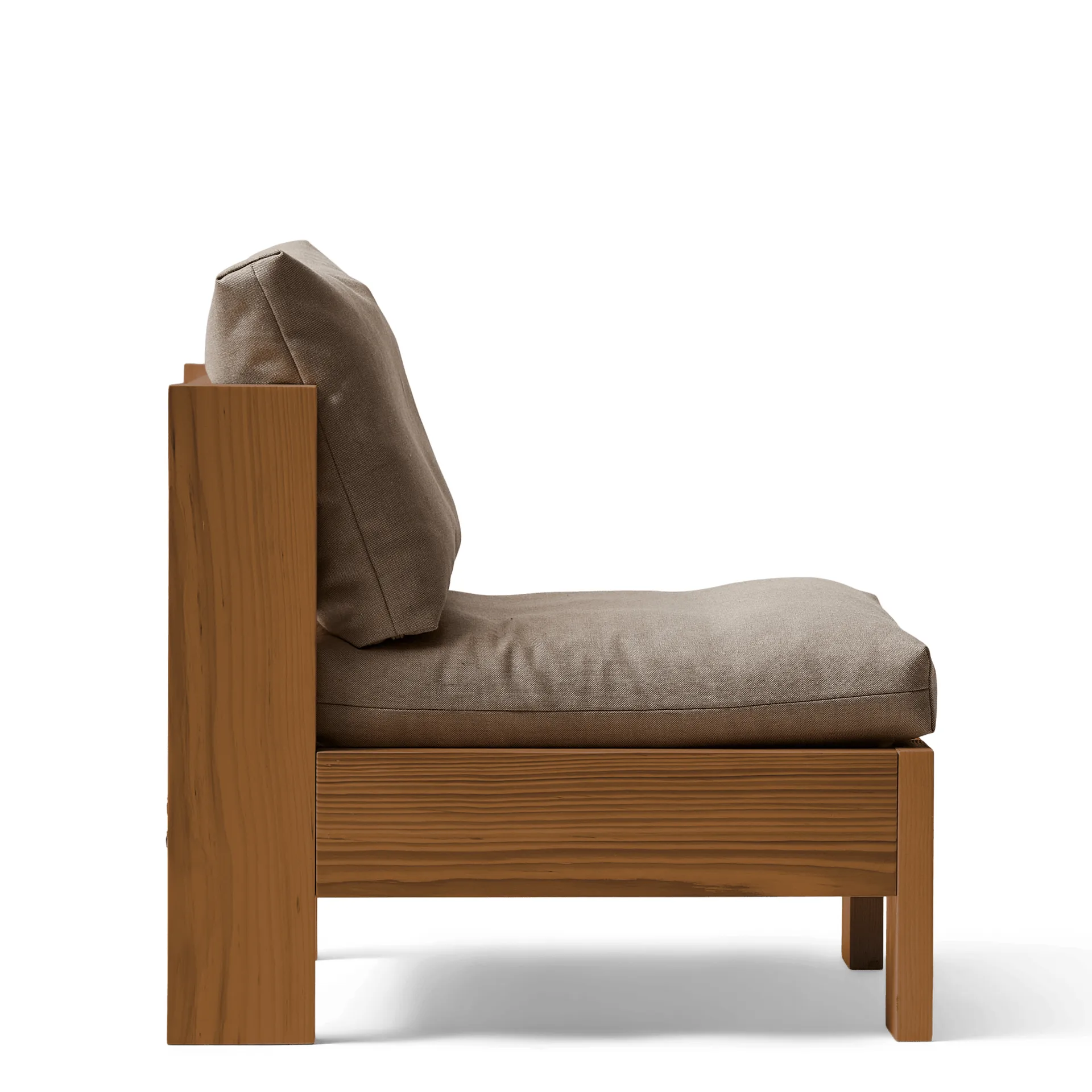 Icon loungestol, Technicolor 0370-deep brown fyrretræ Form & Refine
