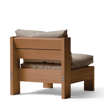 Icon loungestol - Technicolor 0370-deep brown fyrretræ - Form & Refine