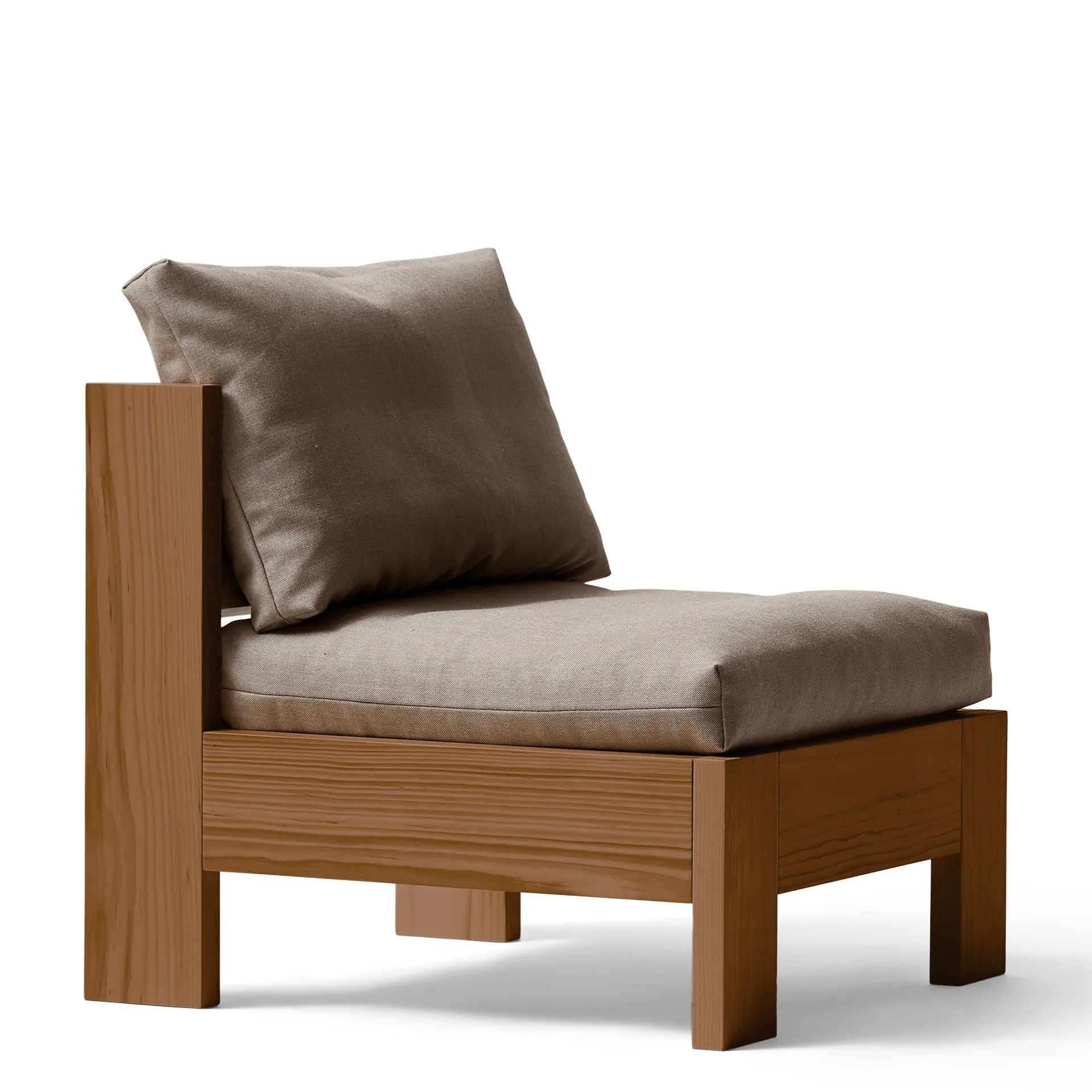Icon loungestol, Technicolor 0370-deep brown fyrretræ Form & Refine