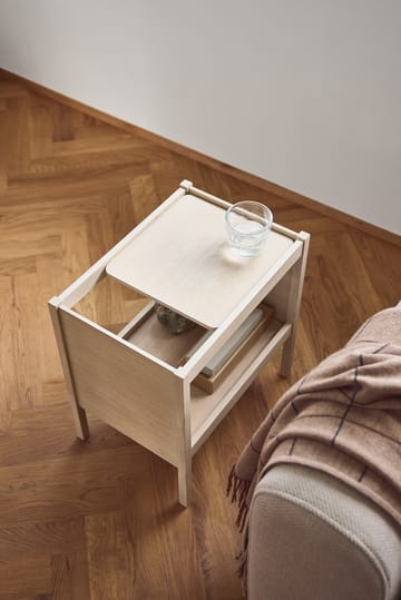 Journal sidebord 29x43 cm - Hvid eg - Form & Refine