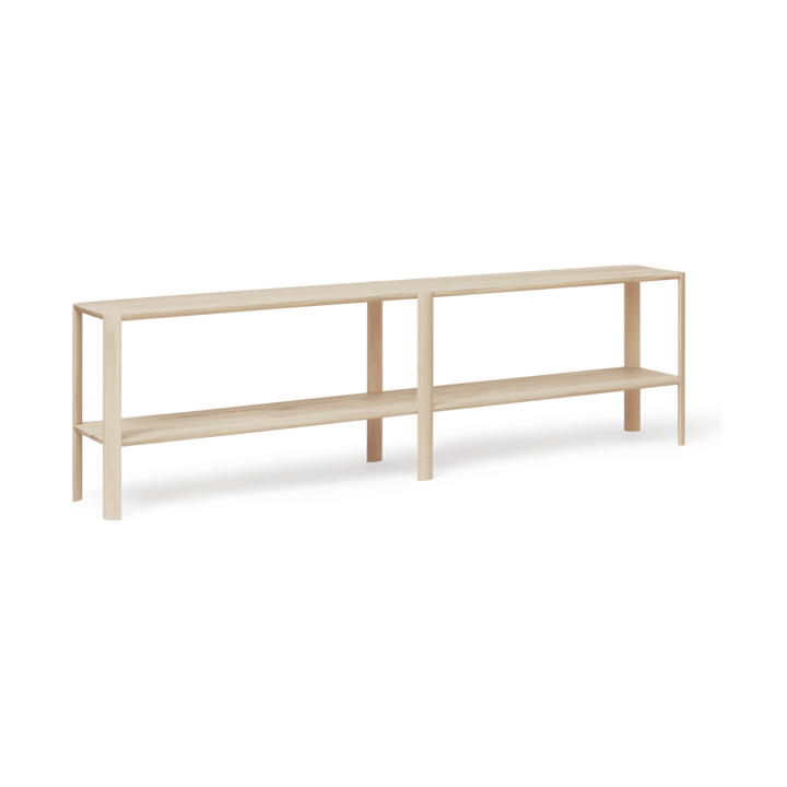 Leaf hylde 2 hylder 57x200 cm - Hvid eg - Form & Refine
