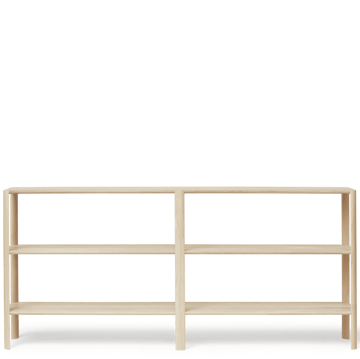 Leaf hylde 3 hylder 92x200 cm - Hvid eg - Form & Refine