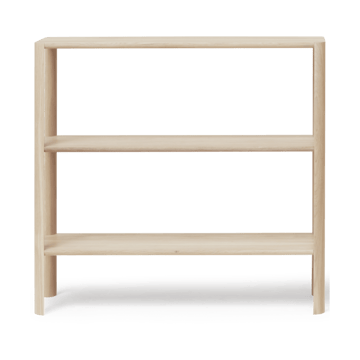 Leaf reol 3 hylder 92x100 cm - Hvid eg - Form & Refine