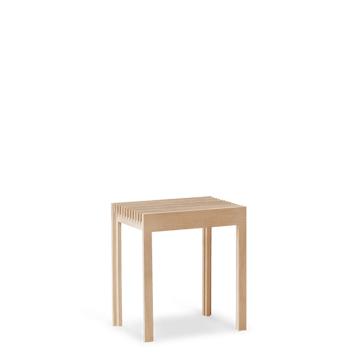 Lightweight skammel 40x45 cm - Hvid eg - Form & Refine