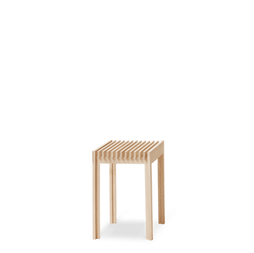 Lightweight skammel 40x45 cm - Hvid eg - Form & Refine