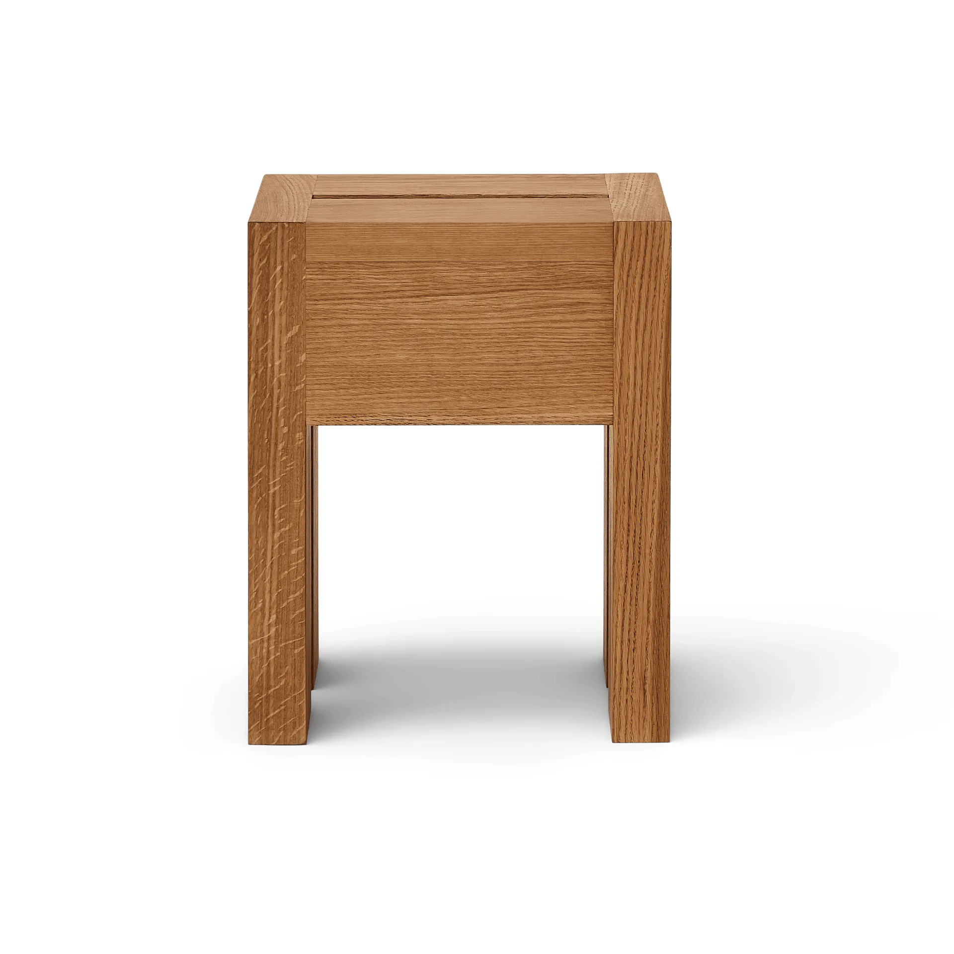 Monolith sidebord, Eg, 29x29x36 cm Form & Refine