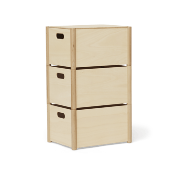Pillar opbevaringsboks M - Bøg - Form & Refine