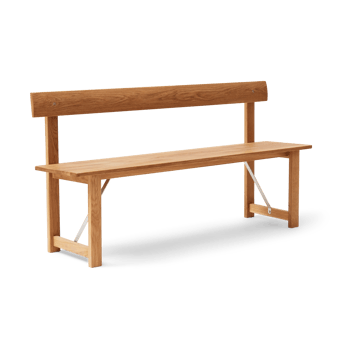 Position bænk 155 cm - Eg-stål - Form & Refine
