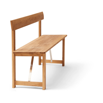 Position bænk 155 cm - Eg-stål - Form & Refine