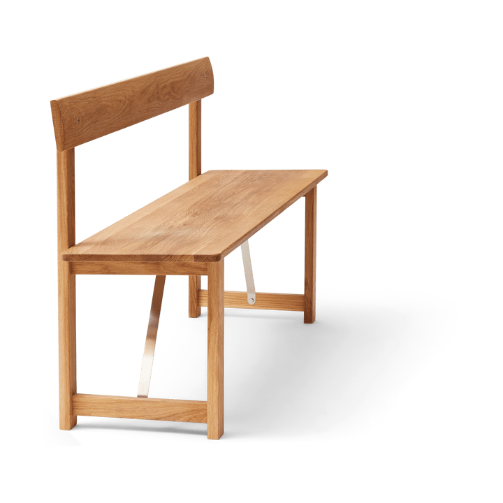Position bænk 155 cm, Eg-stål Form & Refine
