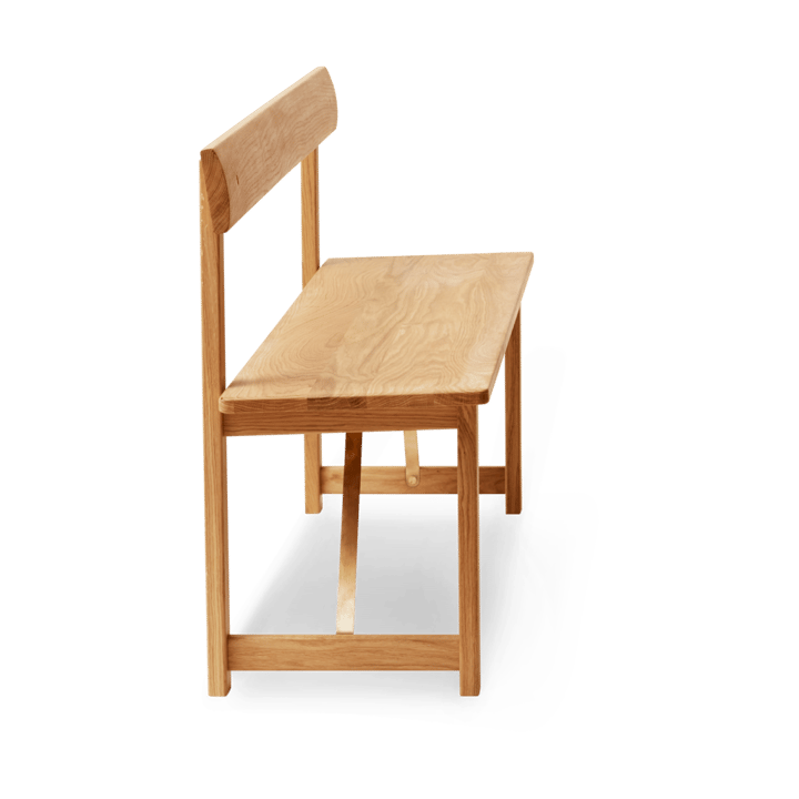 Position bænk 155 cm, Eg-stål Form & Refine