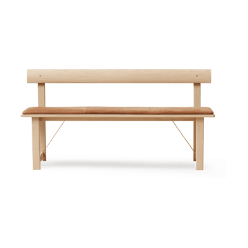 Position pude 155 cm - Natur læder - Form & Refine