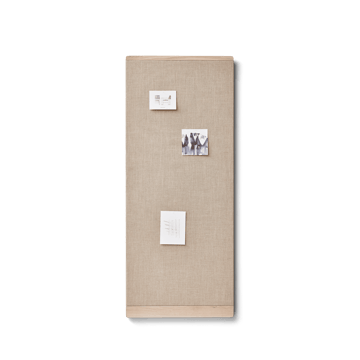 Rim opslagstavle 60x145 cm - Hvid eg - Form & Refine