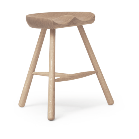 Shoemaker Chair stol No. 49, Hvidolieret eg Form & Refine