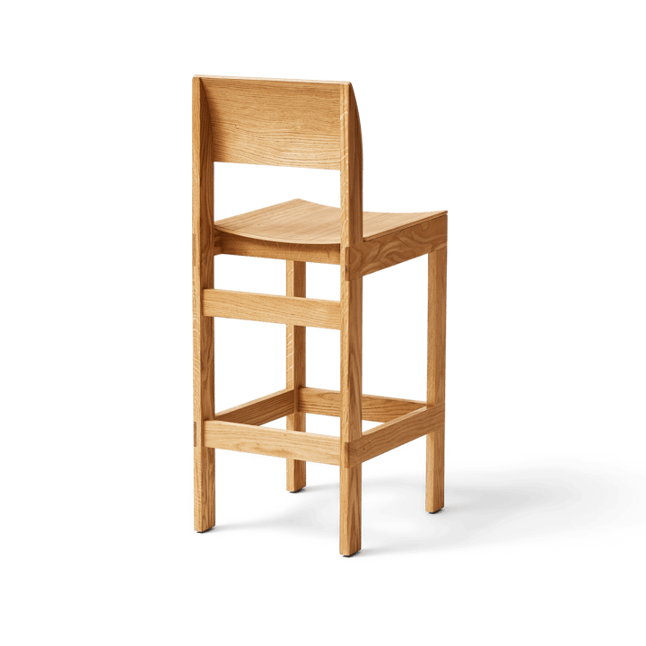Sonder barstol 65 cm, Eg Form & Refine