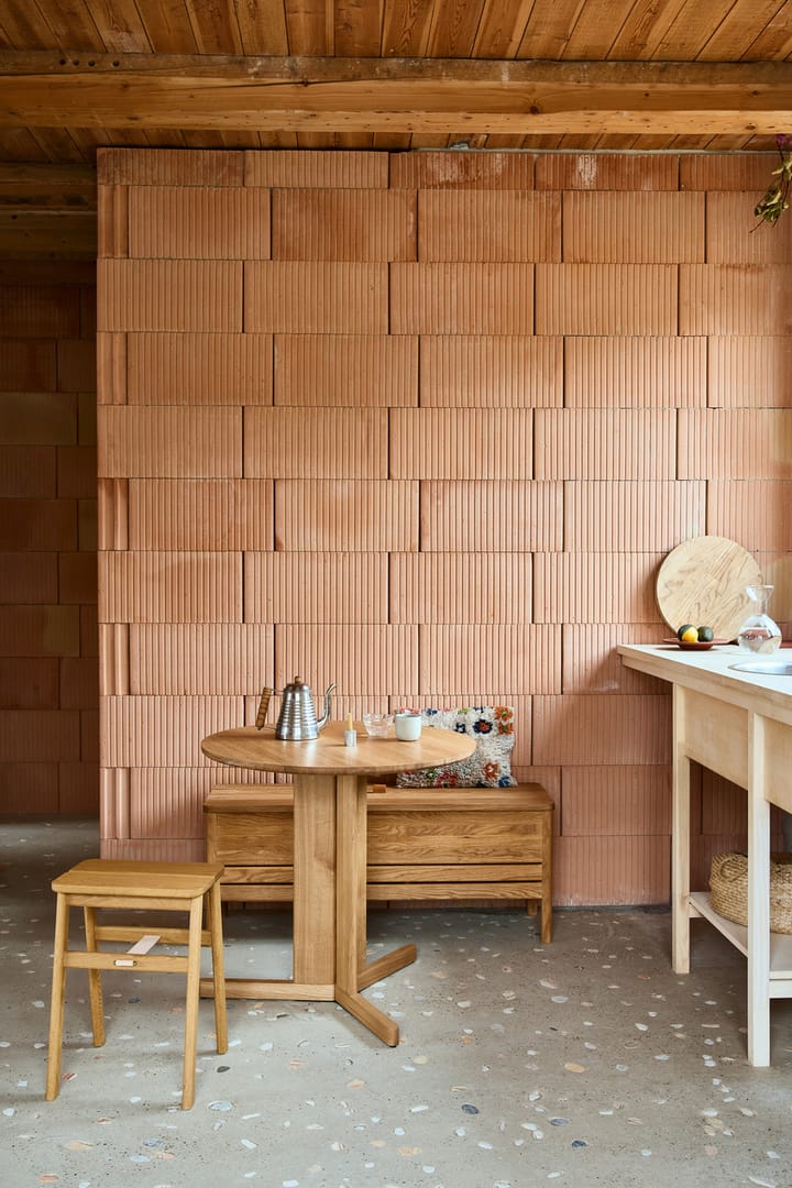Trefoil spisebord Ø75 cm, Eg Form & Refine