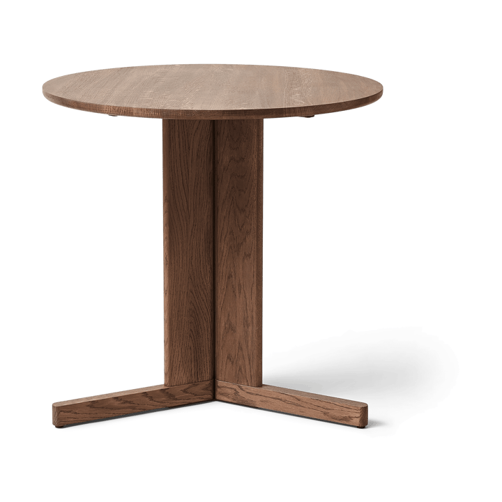 Trefoil spisebord Ø75 cm - Røget eg - Form & Refine