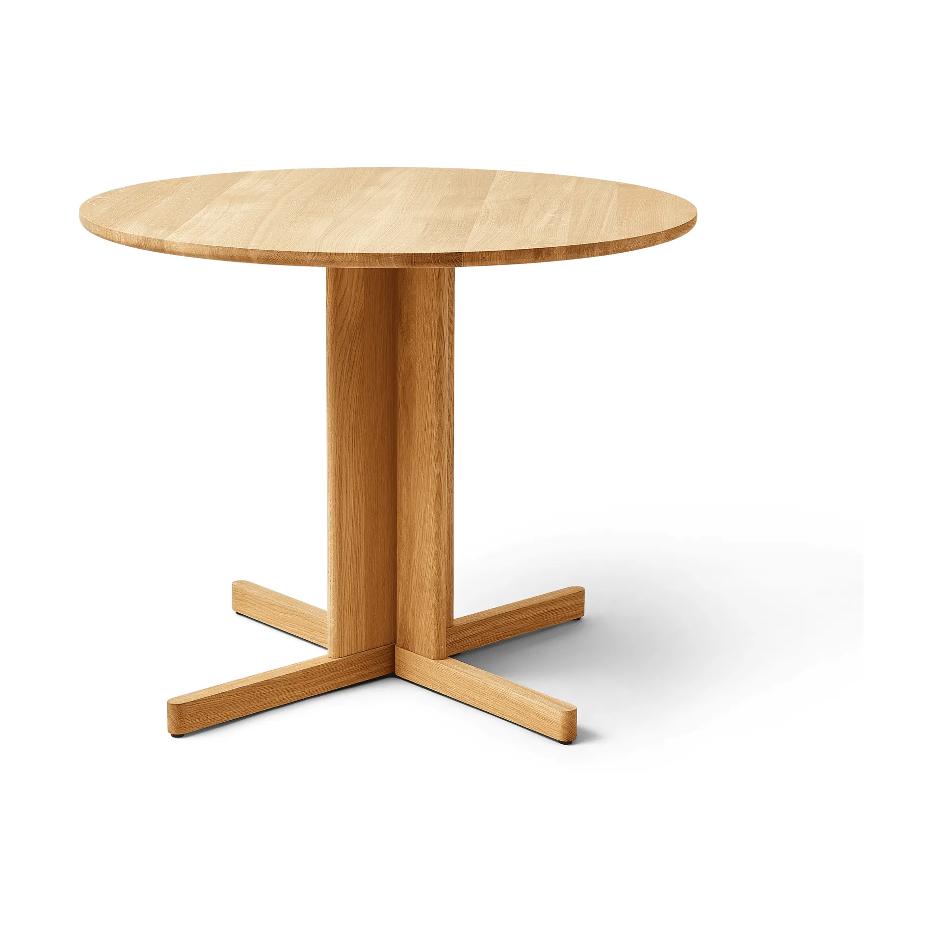 Trefoil spisebord Ø90 cm, Eg Form & Refine
