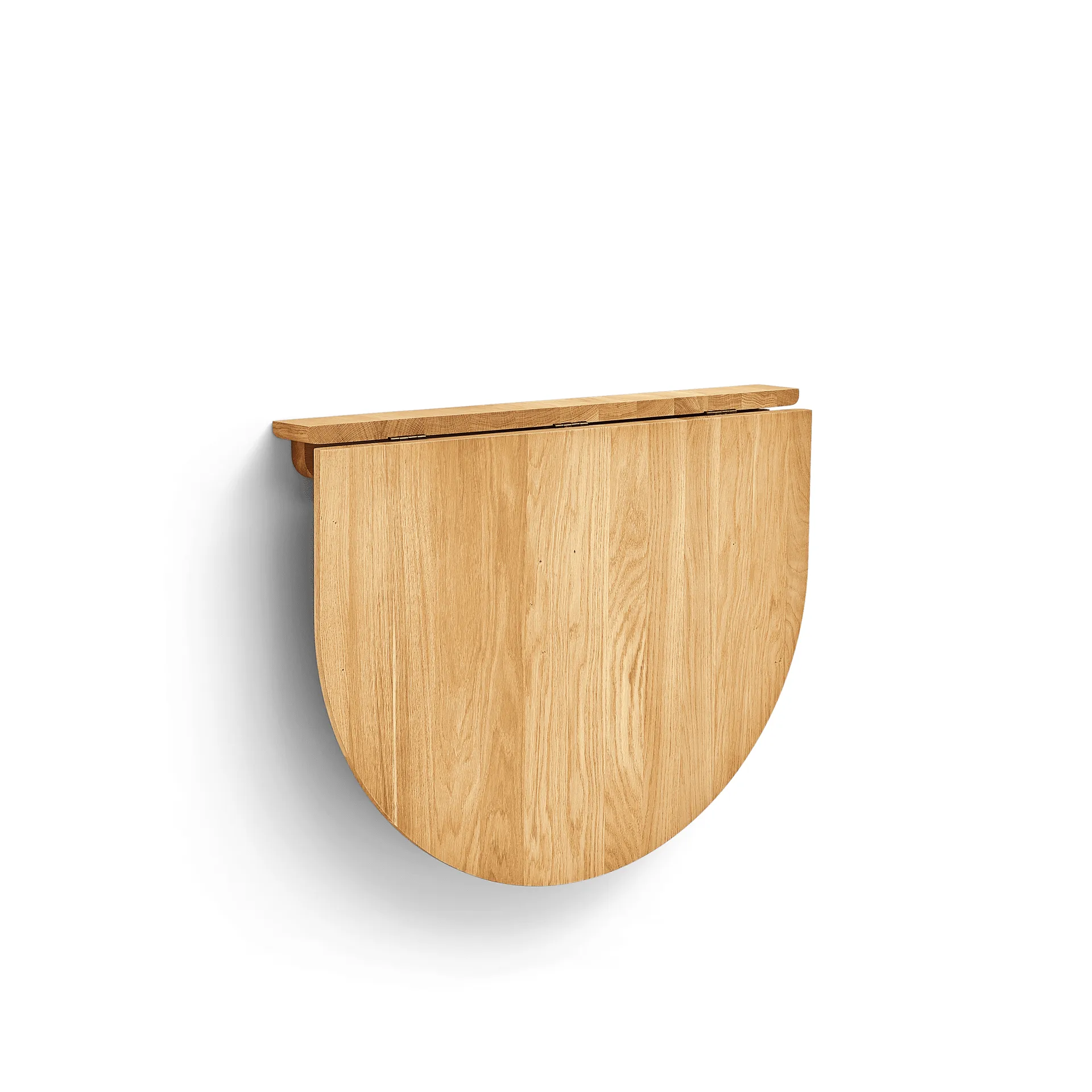 Trefoil vægmonteret bord, Eg Form & Refine